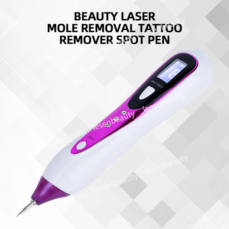 NEW Plasma Pen Mole Removal Pen Sweep Spot Wart Corn Dark Remover LCD Professional 9 Speed Skin Care Salon Beauty Tool LESEN