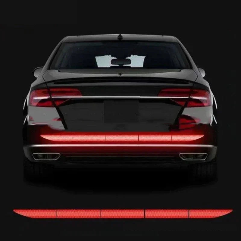 90cm Car Trunk Reflective Sticker Warning Safety Tape Anti Collision Warning Stickers Night Safety Driving Car Decor Accessories