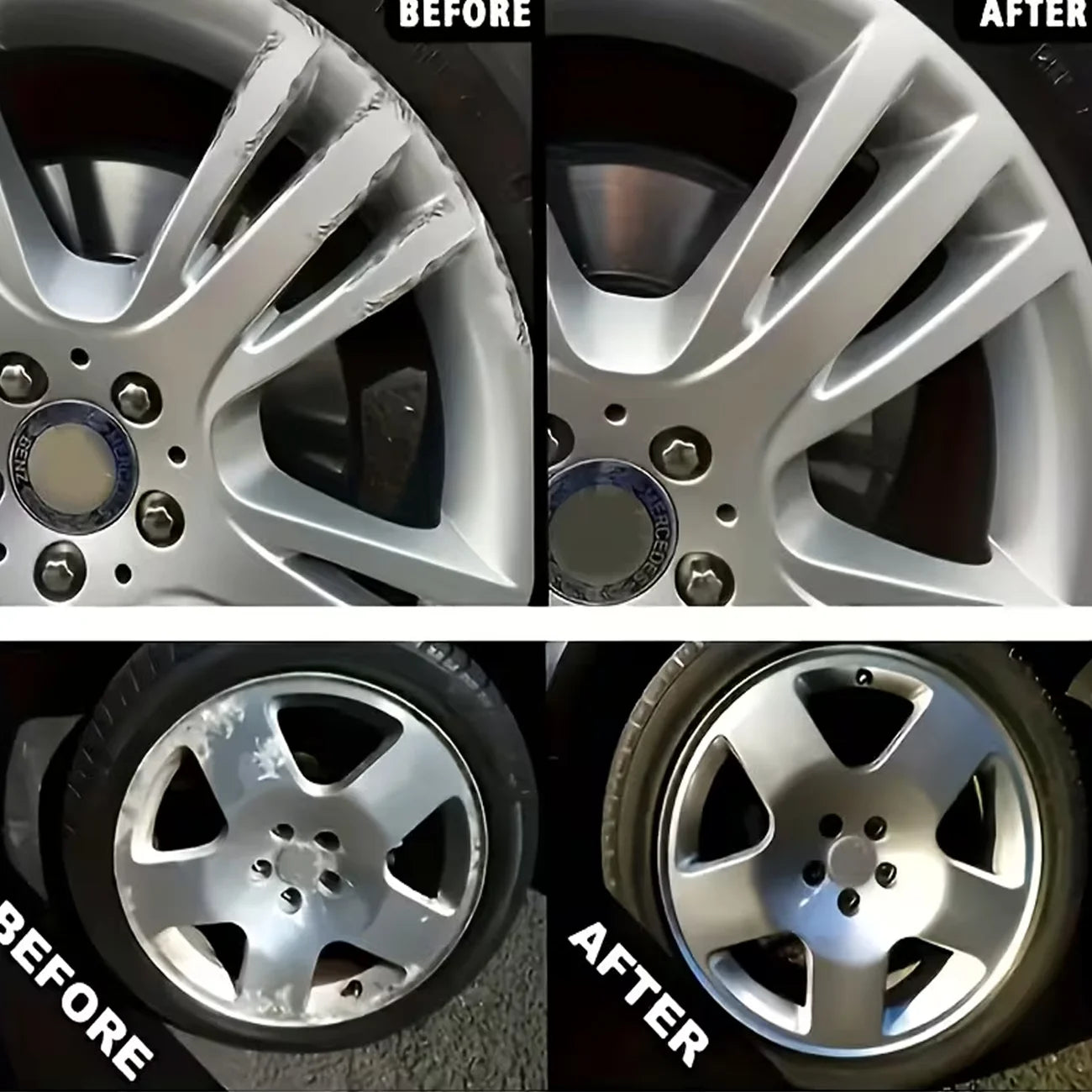 FARIENNE Silver Car Rim Touch Up Paint Pen Quick Repair For Wheel Scratches Chipped Paint And Metal Surface Blemishes