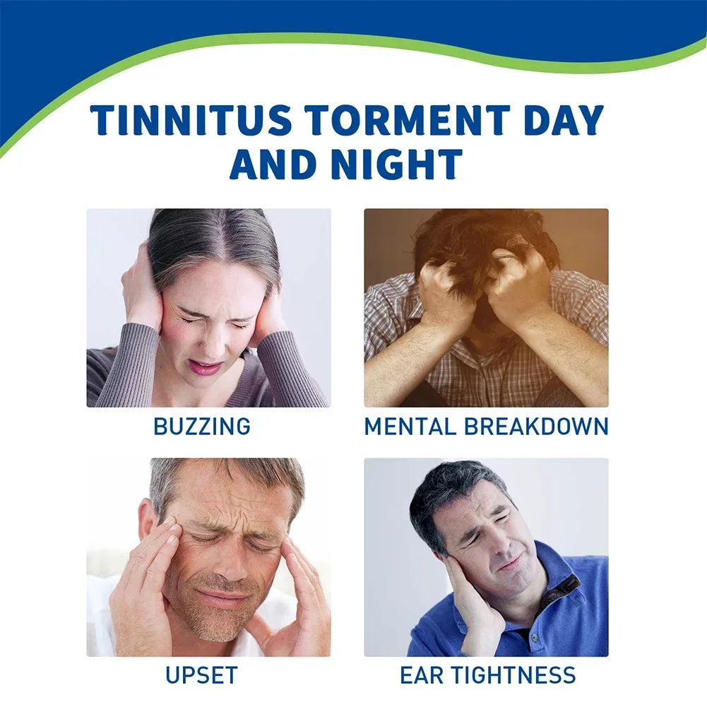 Anti Tinnitus Magnetic Clip Portable Relief Ringing pain Itching Clean Ear Canal Blockage Improve Hearing Loss Calm Ear Pressure