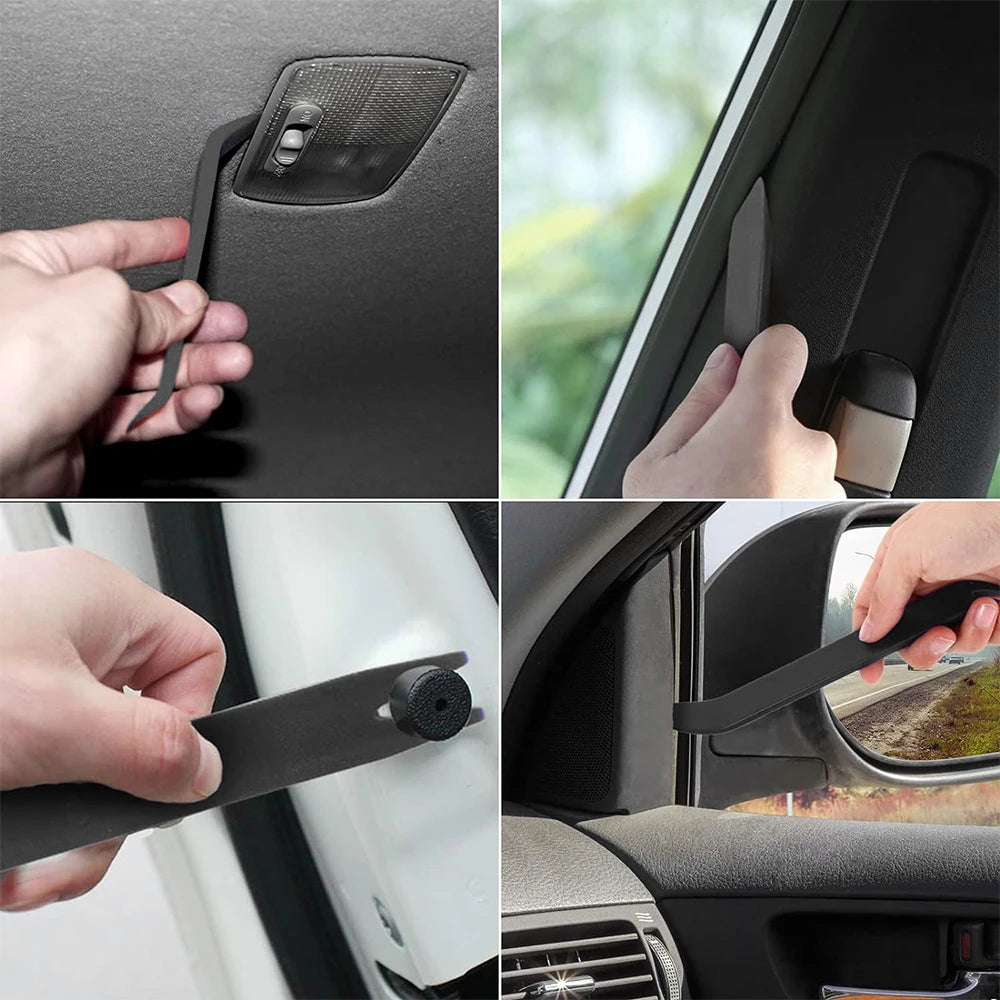 Auto Door Clip Panel Trim Removal Tool Kits Thick Plastic Car Tools for Audio Video Dashboard Dismantle Kits Installer Pry Tool