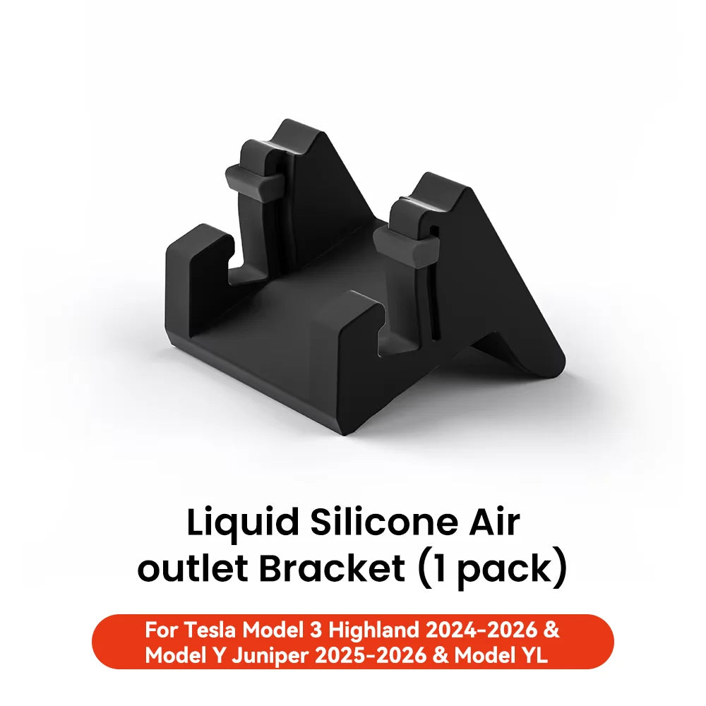 YZ For Tesla Model 3 Y Highland Juniper  Car Phone Holder Air Vent Clip Mobile Cell Phone Stand In Car Liquid Silicone Air Outle