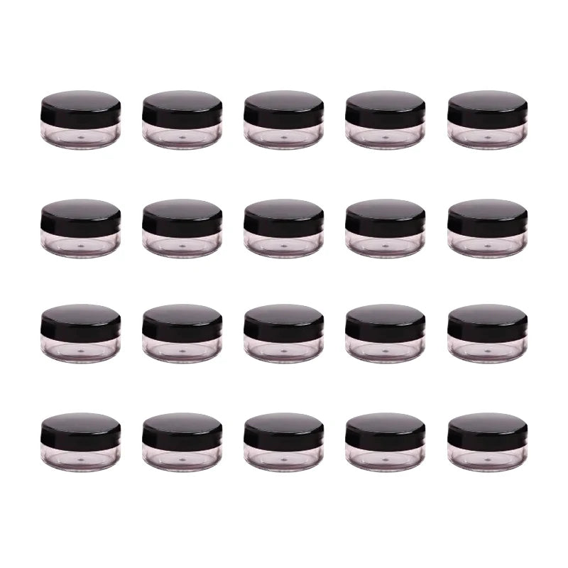 10 Gram 5/10/15/20/30/50Pcs Sample Jars Cosmetic Acrylic Pots Leak Proof Mini Storage Bottle Empty Containers Creams Make-Up