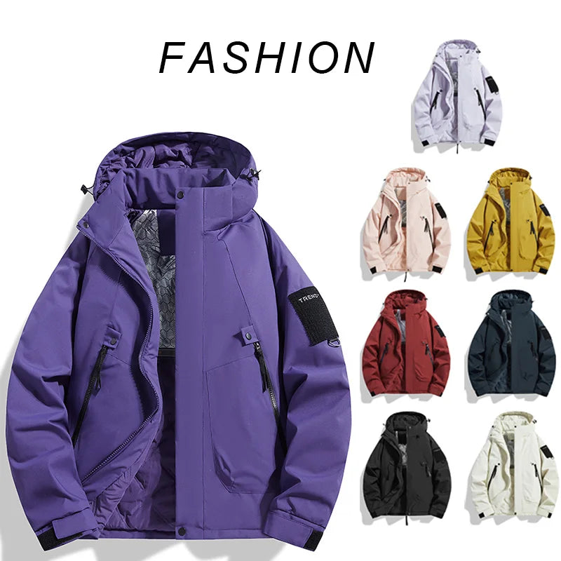 Warm Jacket Waterproof Breathable Windproof Mountaineering Cold-Proof Cotton Thick Jacketet Outdoor Men And Women's Same Jack
