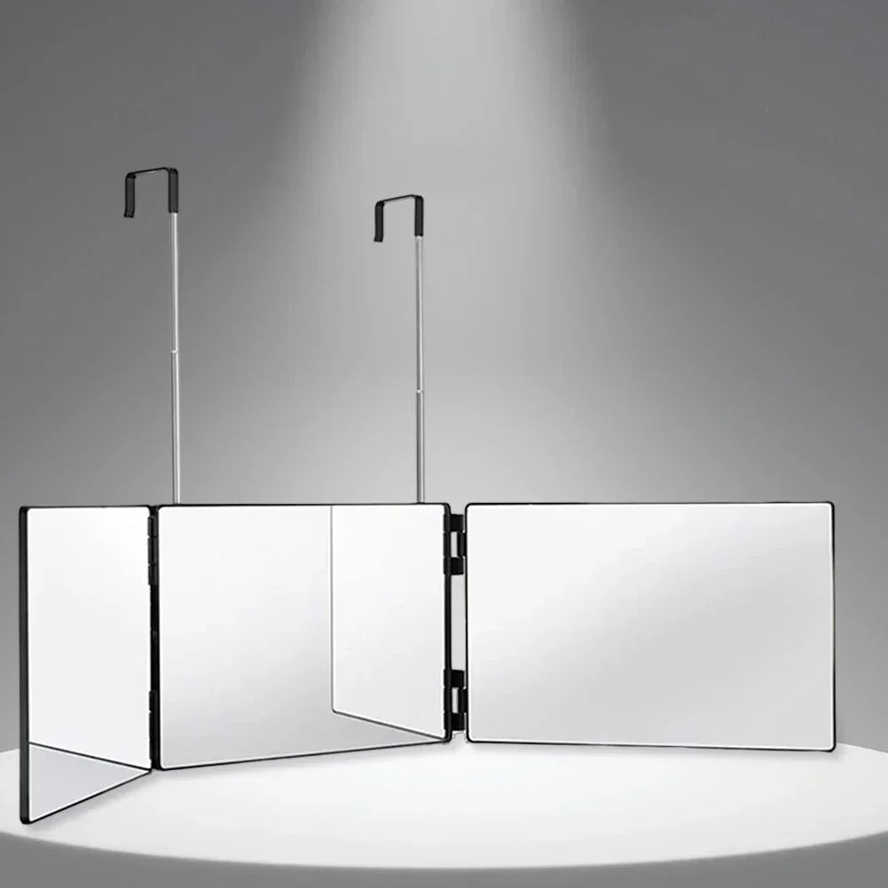 LED 3-Way Trifold Haircut Mirror