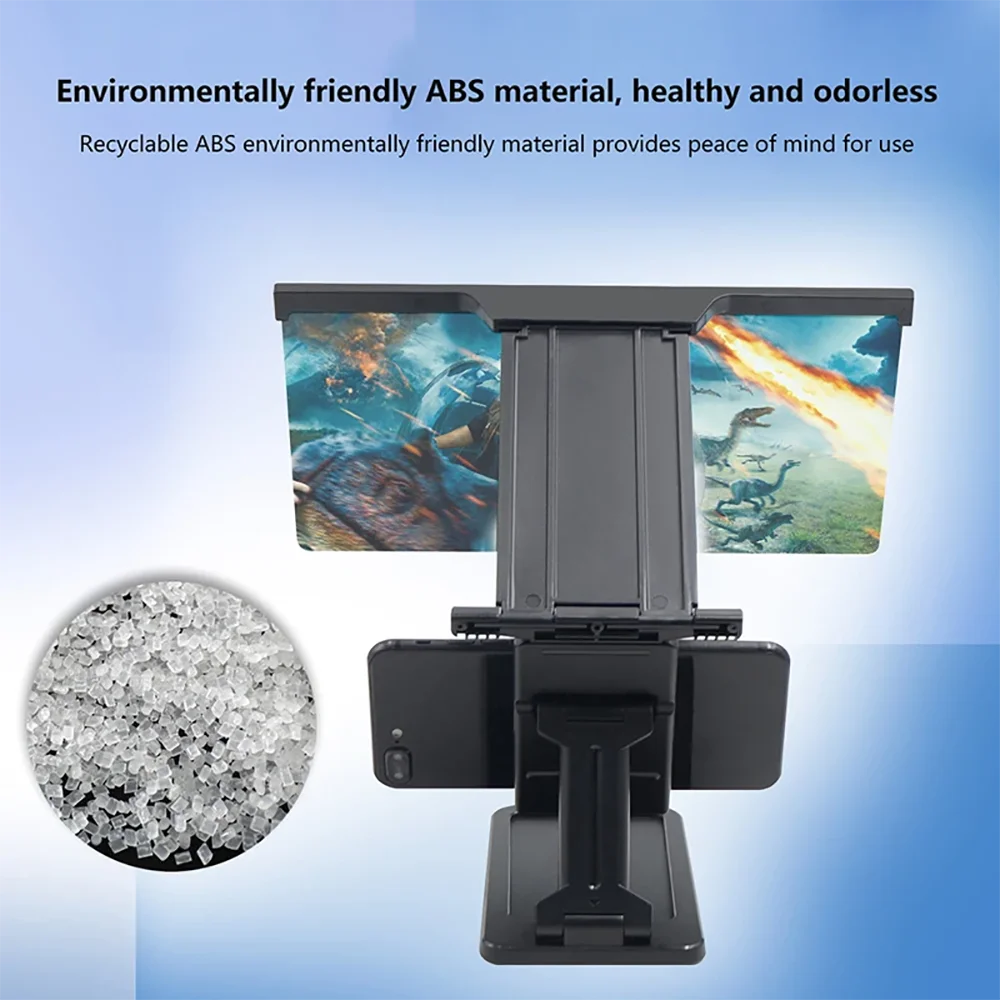 12 Inch HD Video Amplifier Enlarged Screen Bracket Phone Screen Amplifier Removable Phone Stand Magnifying Glass Stand Magnifier