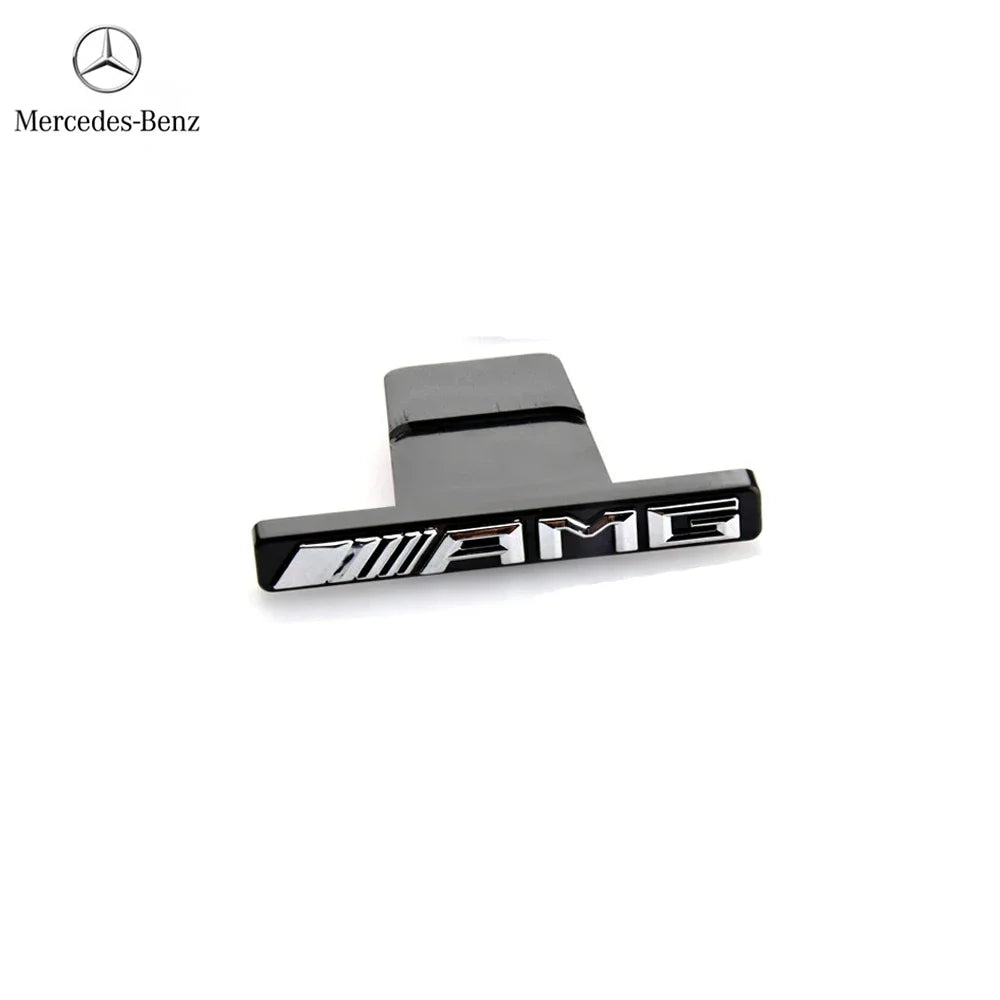 1pc  3D AMG Logo Emblem Car Front Grille Badge Mercedes Benz Amg w211 W124 W169 W176 W177 W202 W203 W204 W205 W210 accessories