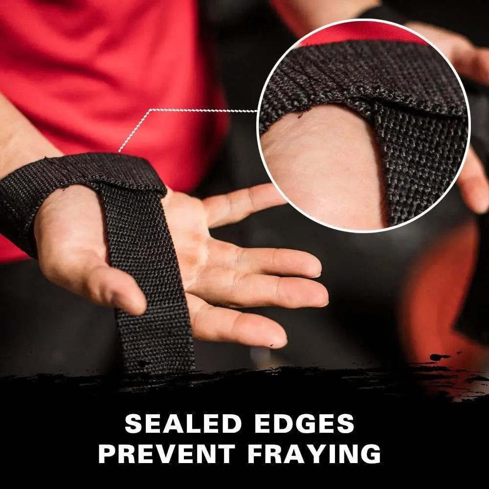 1Pc Gym Bodybuilding Lifting Grip Belt Wrist Support Sport Fitness Straps Wrist Wraps Anti-Slip 3.8*63cm Weightlifting Hand Belt