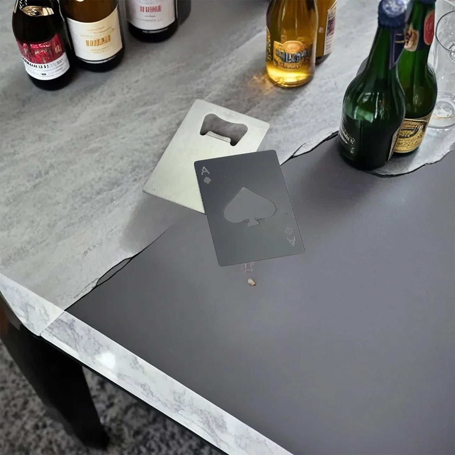 20Pcs Customize Card Shape S/S Beer Bottle Opener Stainless Steel Lever Pop Restaurant Customized Promotion Gift Logo Engrave