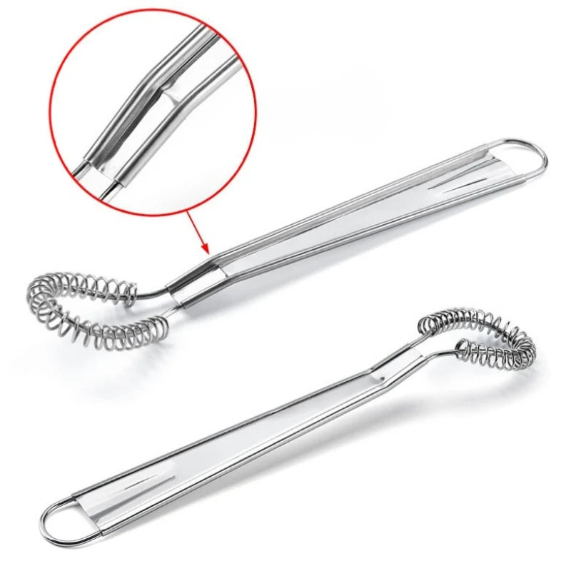 1Pc Mini Handheld Egg Blender Stainless Steel Spring Manual Egg Beater Honey Cream Blender Kitchen Baking Tools