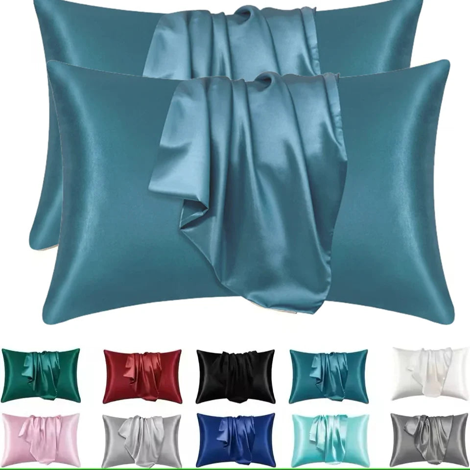 2Piece Natural Mulberry Silk Pillow Case Real Silk Protect Hair Skin Pillowcase Any Size Customized Bedding Pillow Cases Cover