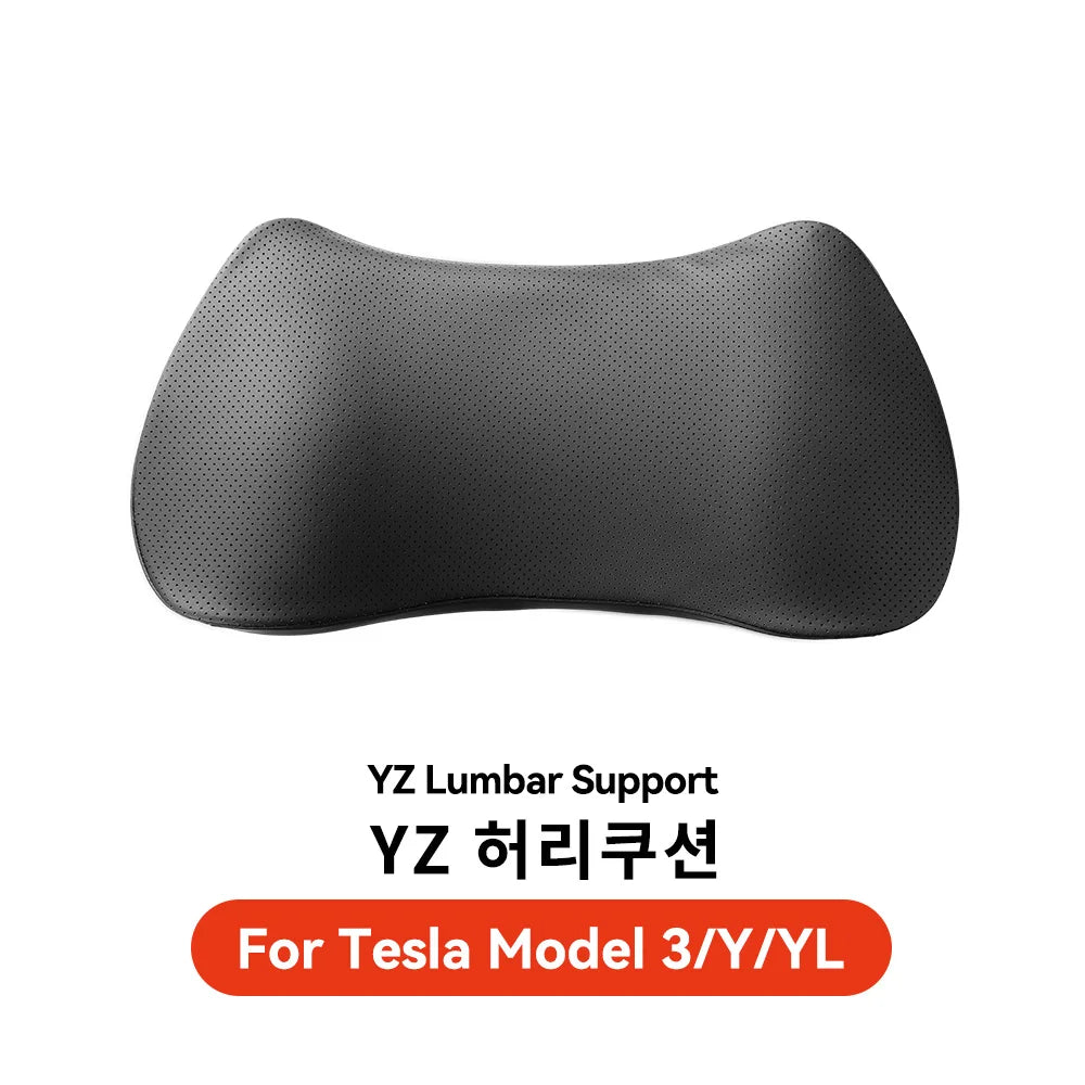 YZ for Tesla Travel Model 3 Y YL Juniper 2021-2026 Neck Pillow Headrest Lumbar Support Breathable Memory Foam Cushion Accessory