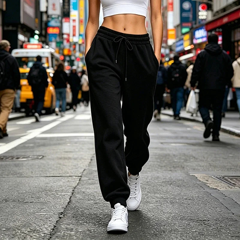 Sweatpants Versatile Hot Sales Pants Woman Outdoor Street Fashion Trousers Comfortable Sports jogging Casual Women's Clothing