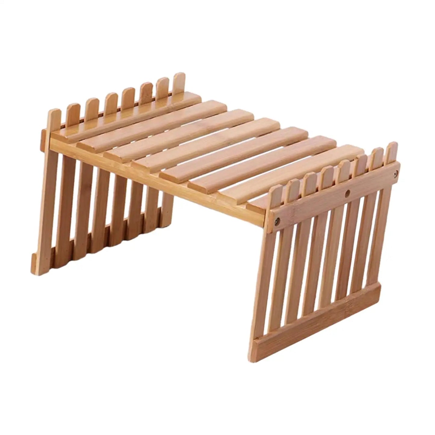 Flower Shelf Wooden Tabletop Plant Support Stand Simple Flower Pot Display Rack for Home Patio Lawn Garden Planter Holder