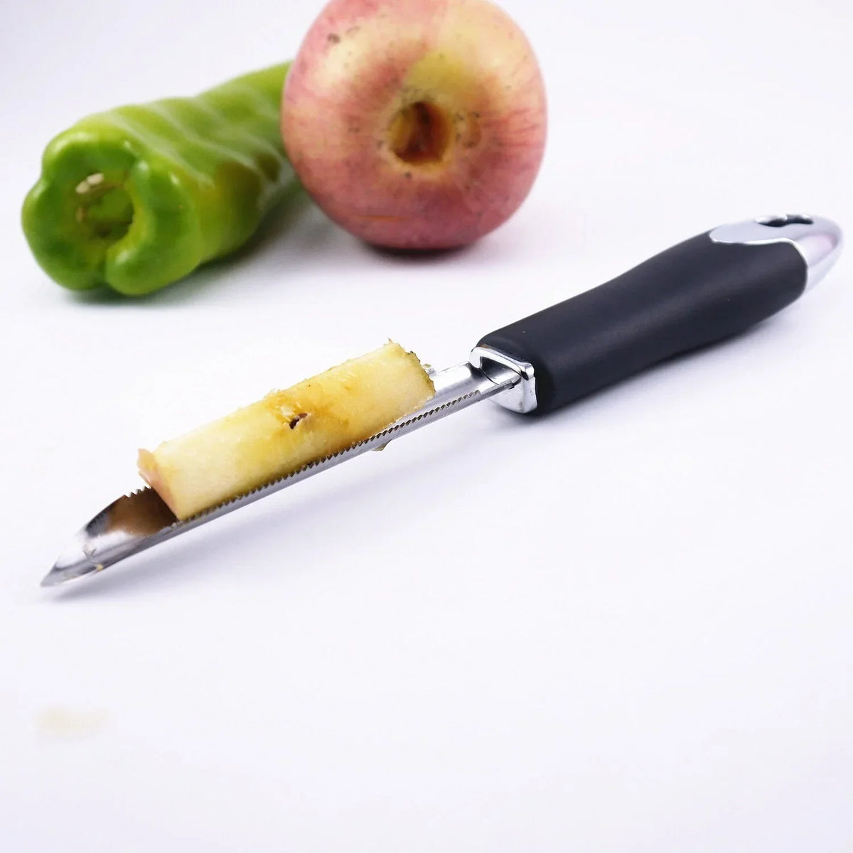 Chili Core Extractor Home Portable Stainless Steel Zucchini Courgette Cucumber Corers Special Kitchen Gadgets with Serrated Edge