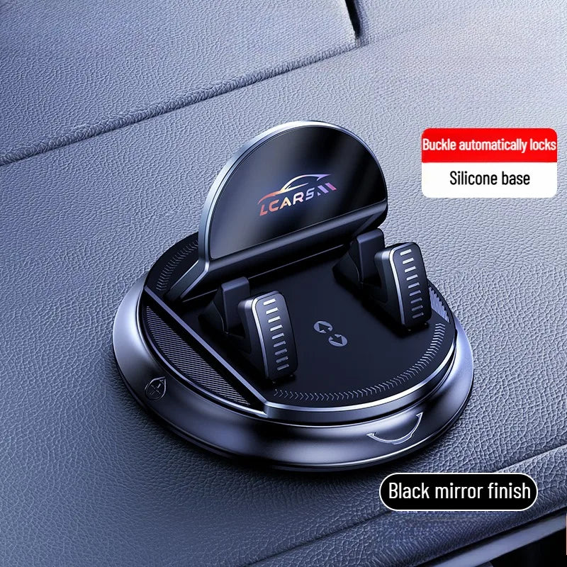 360 Degree Rotating Car Mobile Holder Sticky Suction Cup Phone Stand for Dashboard Multi Purpose Use in Auto and House Accessory