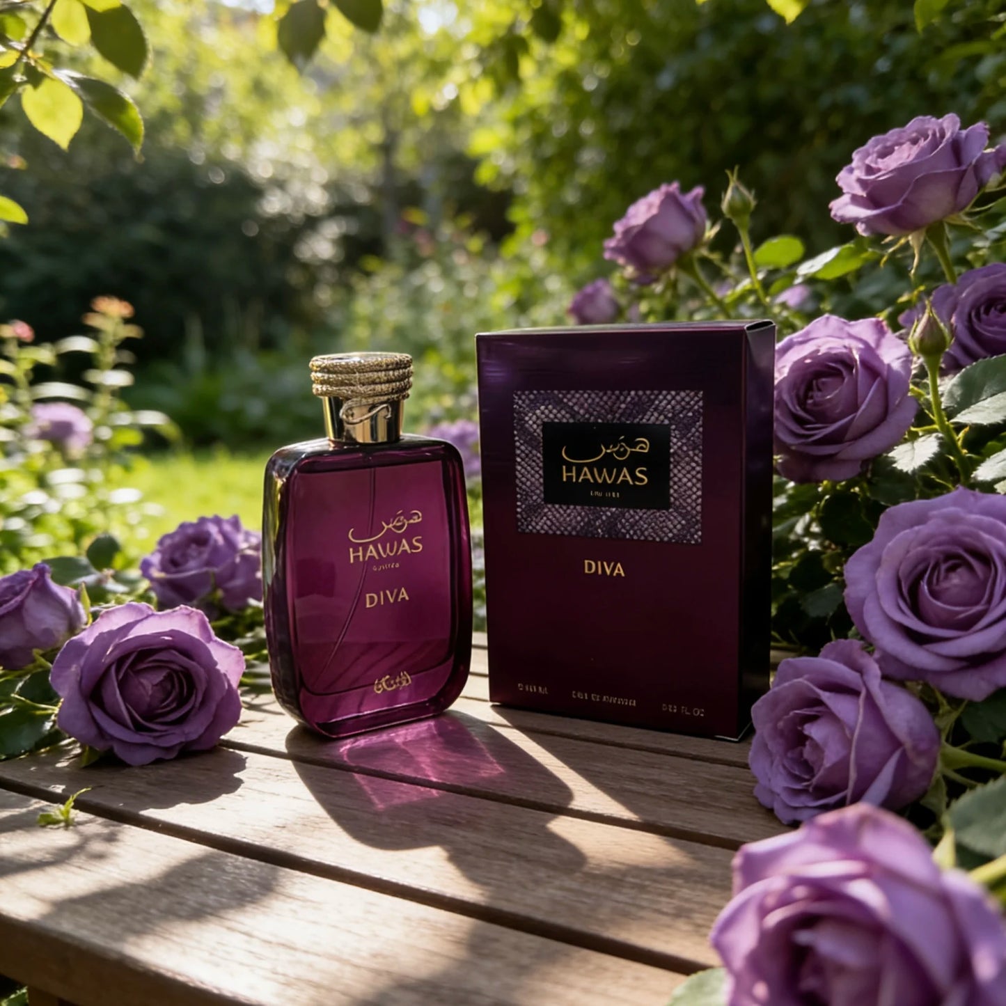 Hawas Diva Eau de Parfum Spray for Women 3.4 Oz Original Arab Perfumes Lasting Floral Oriental Pheromones Cologne 100 ML