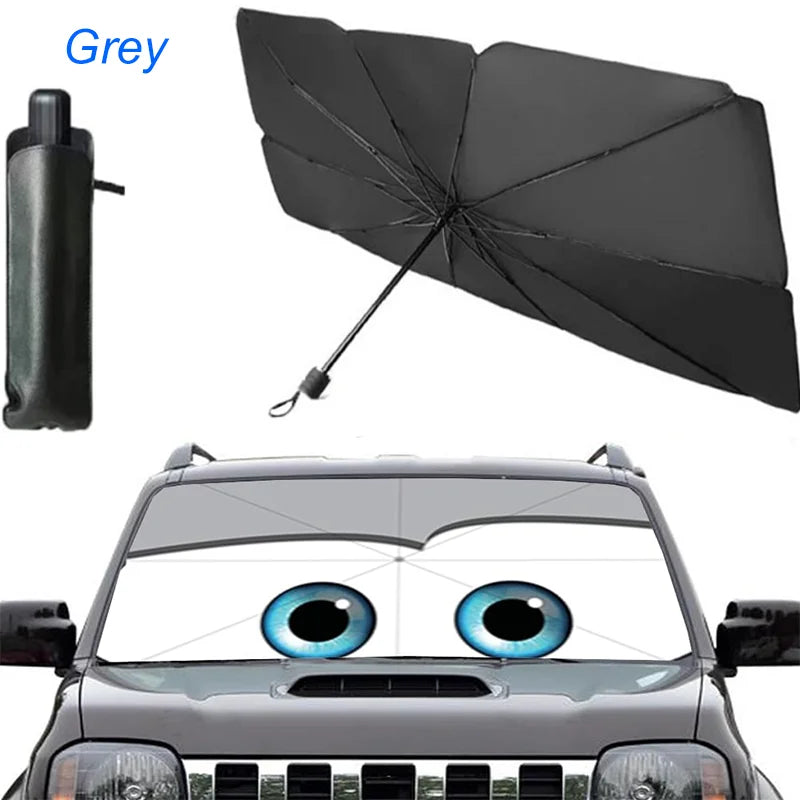 Car Front Windshield Sunshade Umbrella Summer Sun Protection Parasol  Car Sun Visor Cover Sunshade Car Interior Cooling Supplies