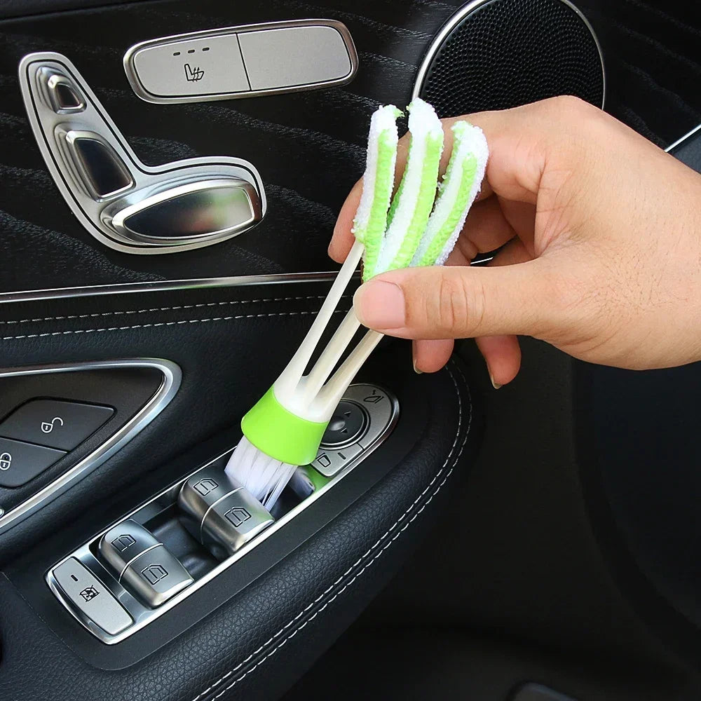 1PCS Car Washer Microfiber Car Cleaning Brush For Air-condition Cleaner Computer Clean Tools Blinds Duster Car Care Detailing
