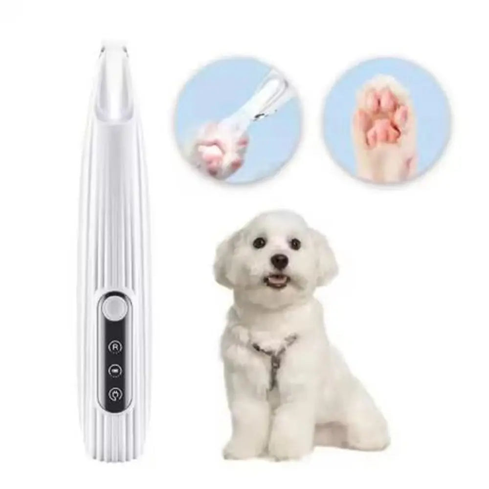 Low Noise Pet Foot Shaver Smart Display Waterproof Paw Hair Trimmer USB Rechargeable with Led Dog Paw Trimmer for Dogs Cats