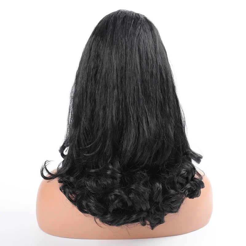 Blice Synthetic Drawstring Ponytail Hair Pieces Ponytail Kinky Straight Hair Extensions Kanekalon Hair With Combs Warp Ponytail