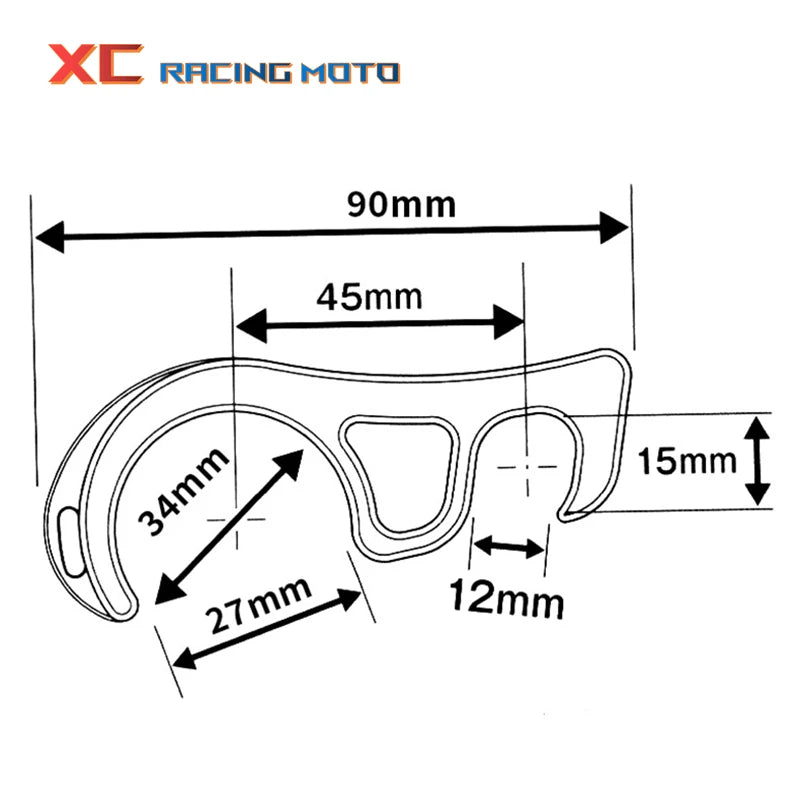 Motorcycle Universal Buckle Brake Hook Parking Safety Lock Bicycle Slope Parking Lock For SX EXC YZ YZF KLX KX CRF CR RMZ DMZ