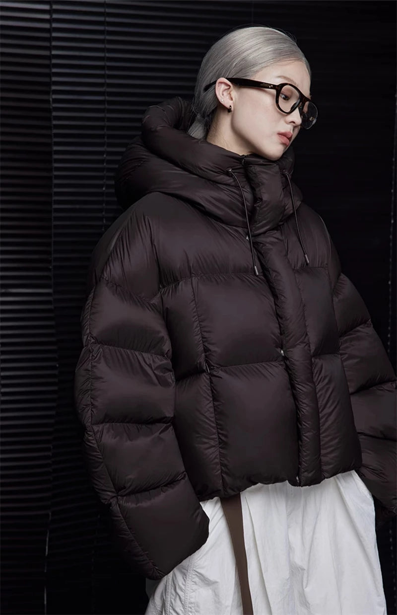 2026 Hot Sale Winter Parka Women Hooded Cotton Puffer Bread Jacket Zip Up Korean Casual Solid Thick Warm Outwears куртка женская