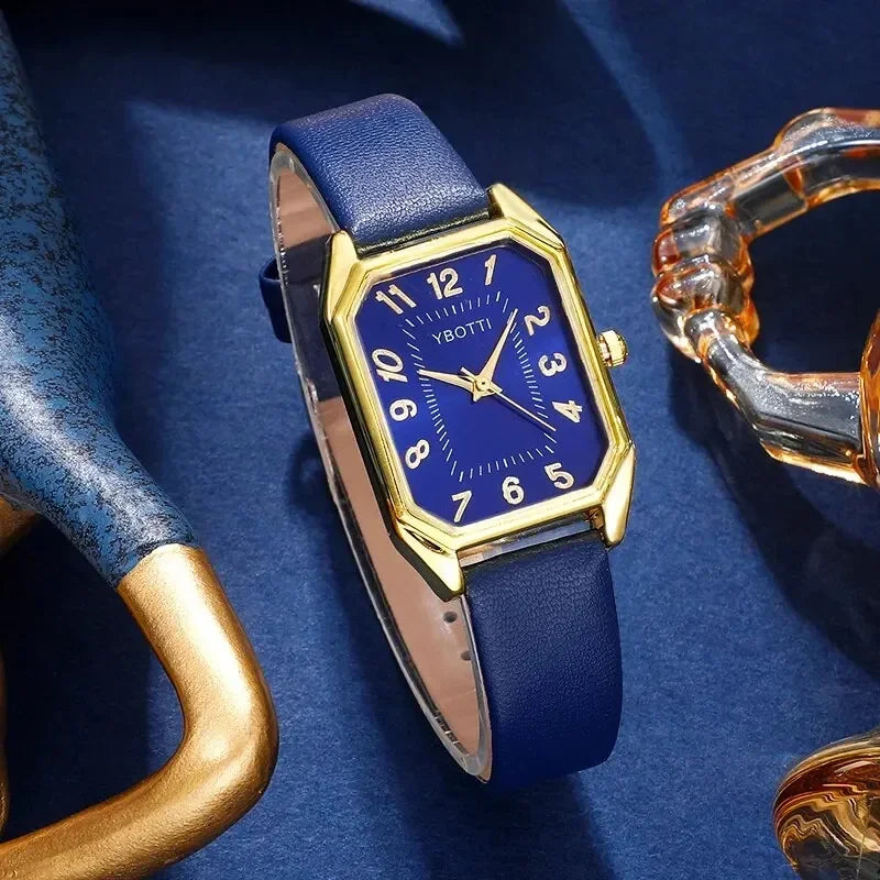 Luxury Fashion Square Women's Watches Brand Ladies Quartz