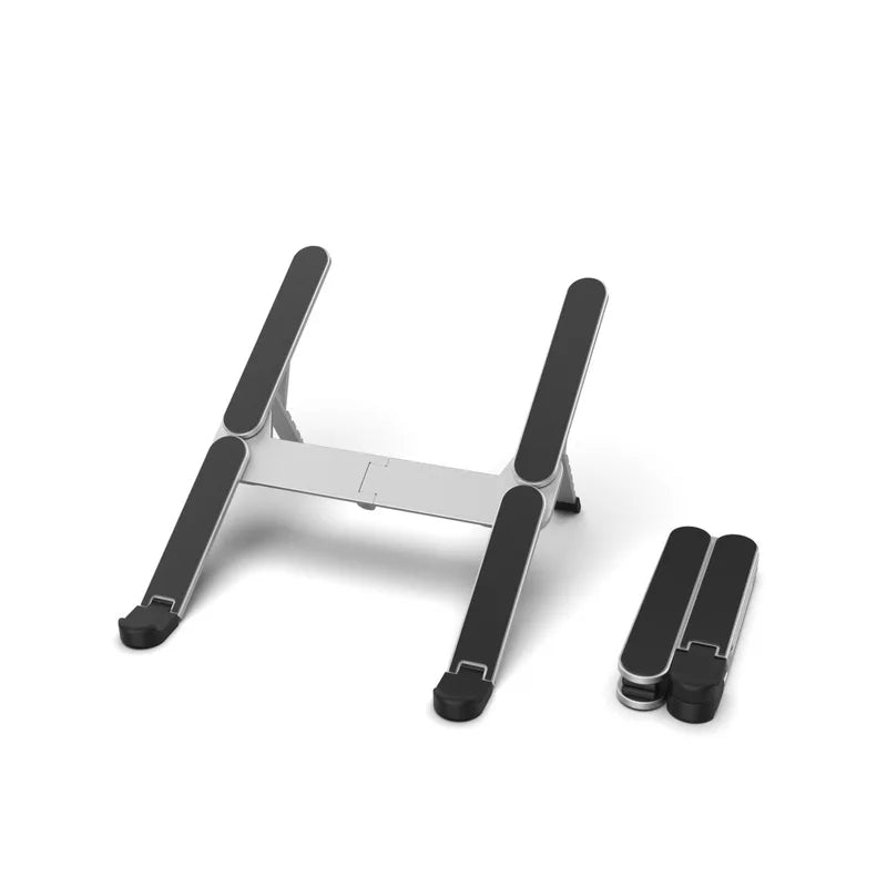 New Laptop Stand With USBHUB Height-Adjustable Cooling Expansion Dock, Foldable Aluminum Alloy