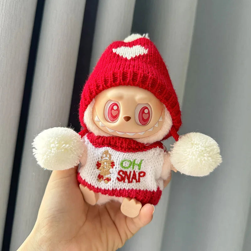 Labubu Kpop Christmas Sweater Set
