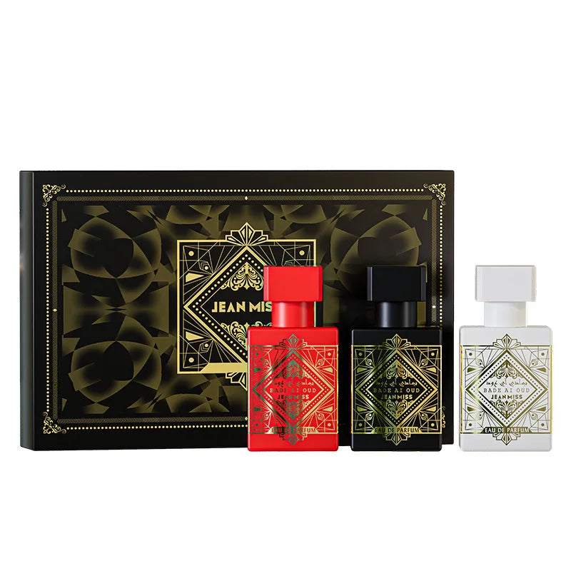 3Pcs 30ml Unisex Perfume Gift Set Long Lasting Floral Woody Fruity Scent For Daily Dating Office Travel Birthday Present
