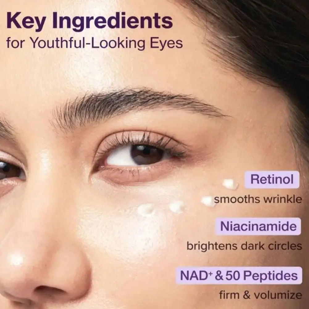 Numbuzin9+NAD+ Ultrasonic Serum Eye Cream Deep Nourish Hydrate Firm Fade Lines Anti Aging Eye Care Dark Circles