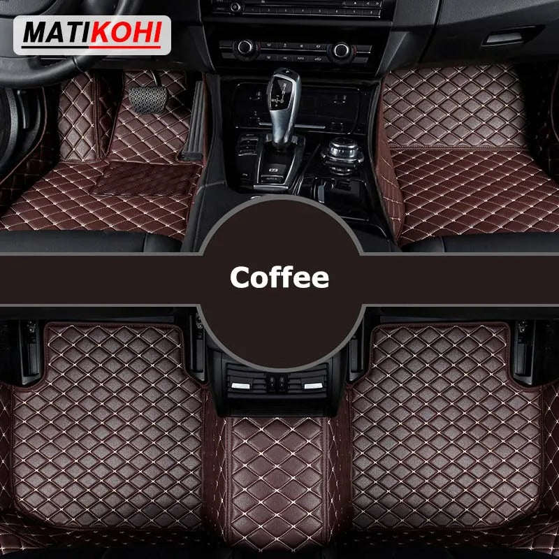 MATIKOHI Custom Car Floor Mats For Hyundai Genesis Auto Carpets Foot Coche Accessorie