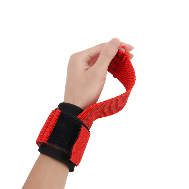 Power Lifting Straps WeightLifting Gym Gloves Deadlift Wrist Straps Hand Palm Assist Gear For Pull Up Bar Barbell Dumbbell Train