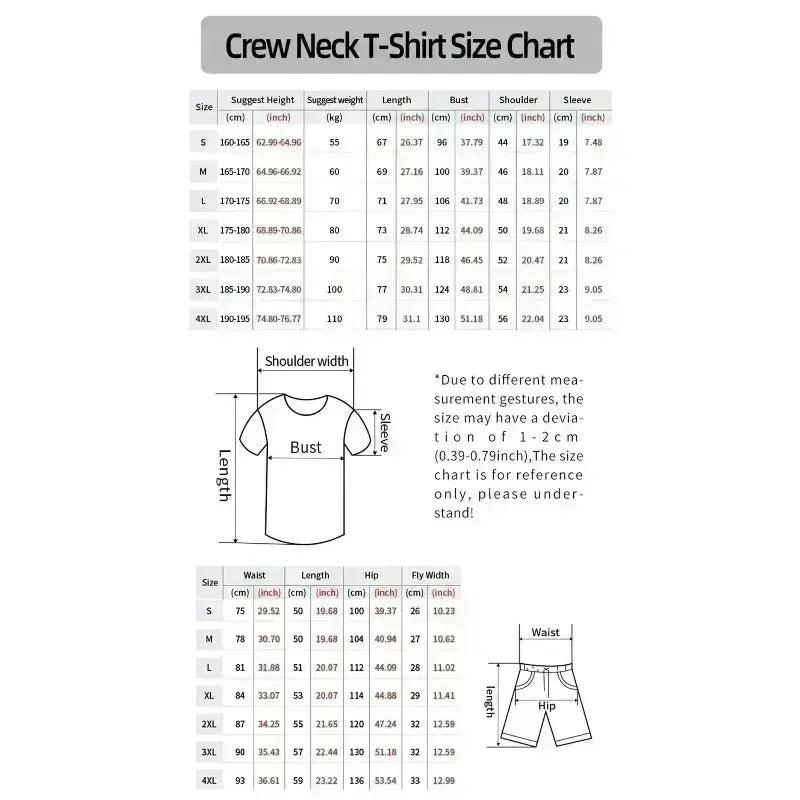 2026 New Men World Wrestling Team Sportswear Set Short Sleeve T Shirt and Shorts for Workout Lightweight Moisture Wicking