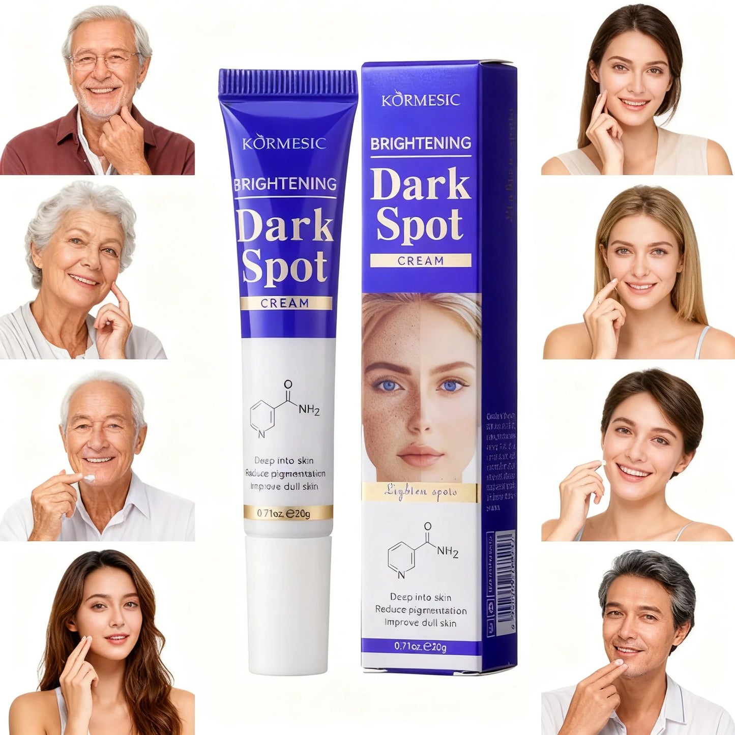 1/2/3PCS Dark Spots Removal Cream Facial Whitening Freckle Acne Mark Pigmentation Removal Melanin Skin Correction Care