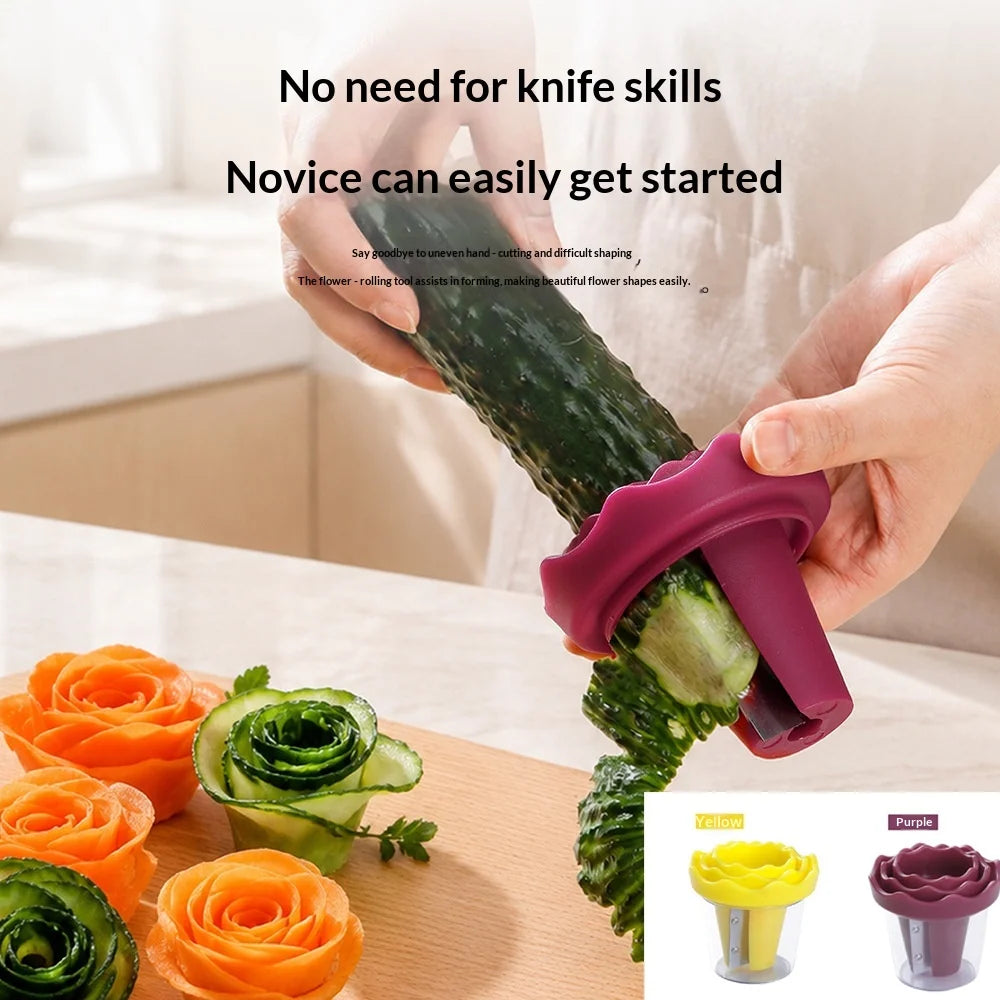Multifunctional Manual Vegetable Cutter Creative Spiral Grater, Fast Slicing Tool for Fruits Vegetables Household Kitchen Gadget