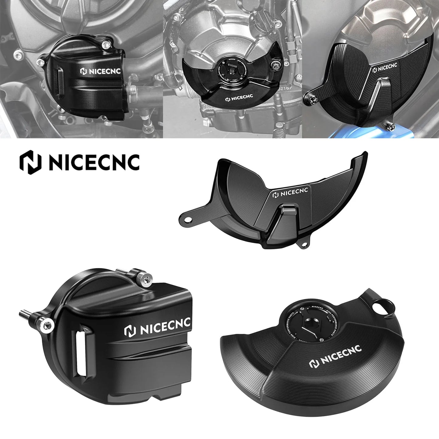 For Yamaha Tenere 700 2019-2024 XSR700 2018-2023 MT-07 MT07 2018-2020 Engine Clutch Guard Crankcase Cover Water Pump Guard Cover