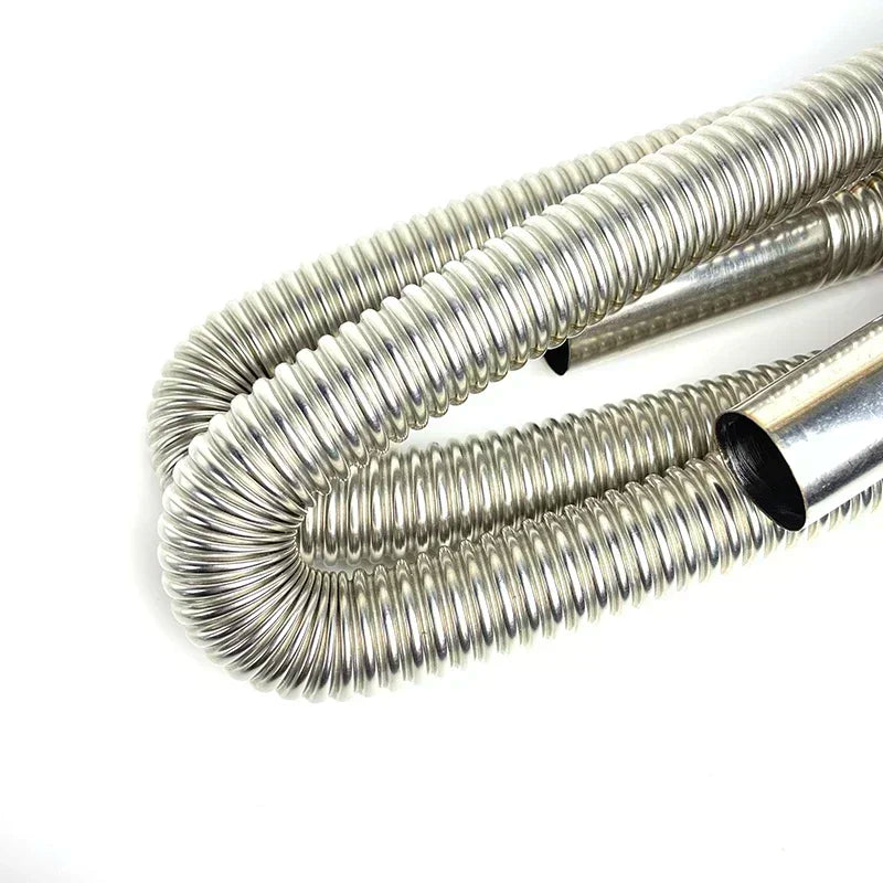 60cm - 300cm 24mm Double Layer Exhaust Pipe Air Diesel Parking Heater Stainless Steel Tube Gas Vent Hose For Car Caravan Camper