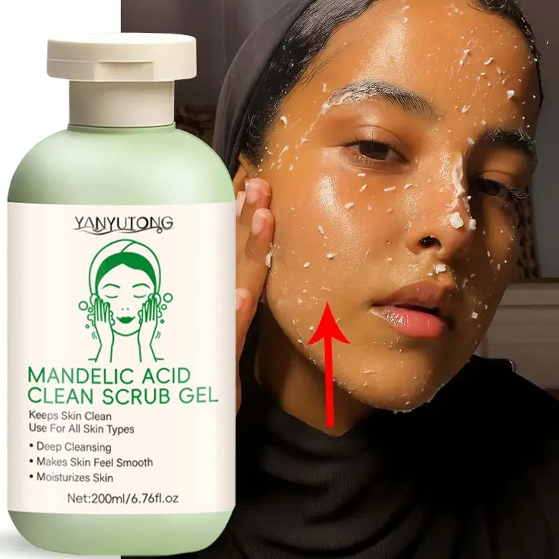 Facial Exfoliating Gel Deep Cleansing Pores Blackhead Removal Exfoliation Oil Control Moisturizing Scrub Improving Roughness