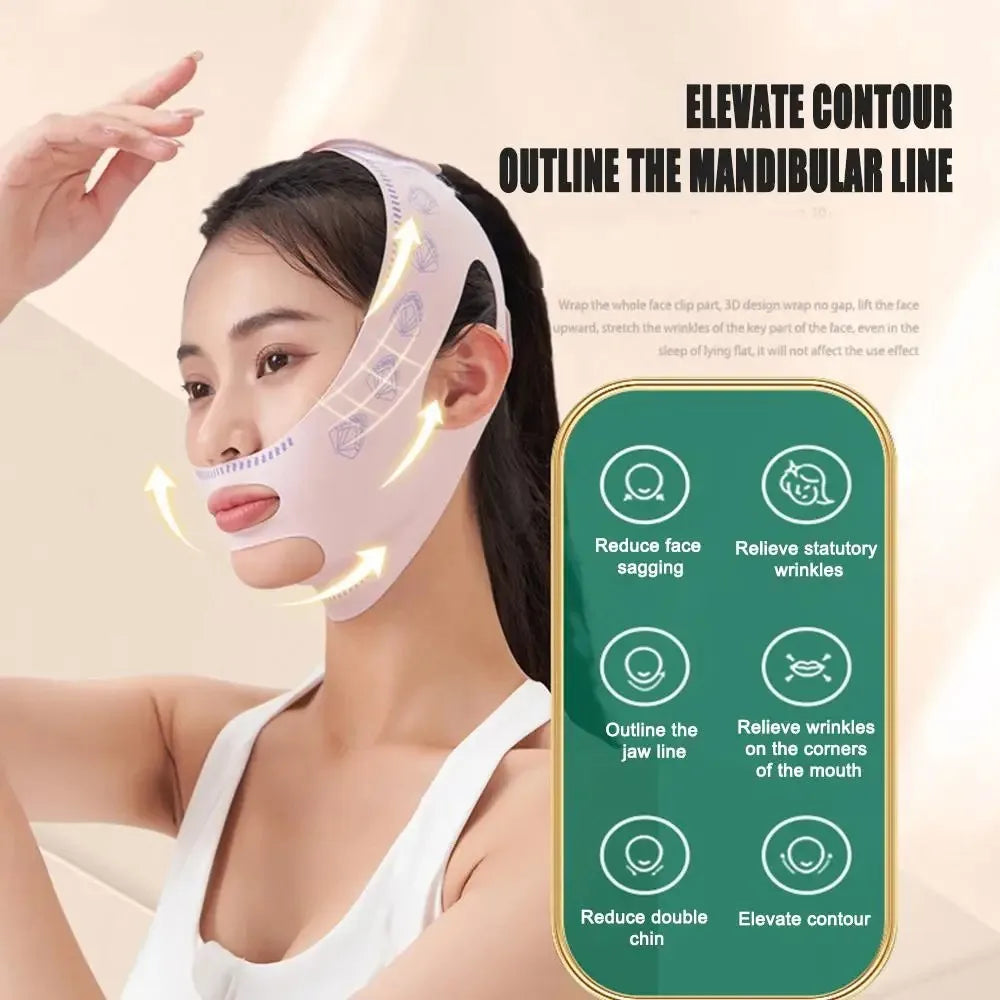 Face Slimming Bandage Women Face Lifting V Line Shaper Chin Cheek Lift Up Belt Anti Wrinkle Strap Facial Beauty Skin Care Tools