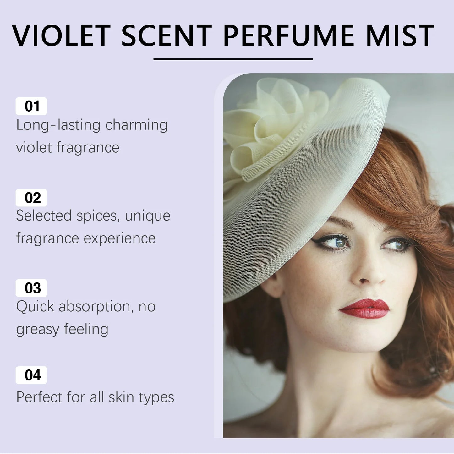 Body Perfume Spray Hair Scent Light Fresh Skin Long Lasting Floral Fragrance Add Personal Charms Size Body Spray for Women