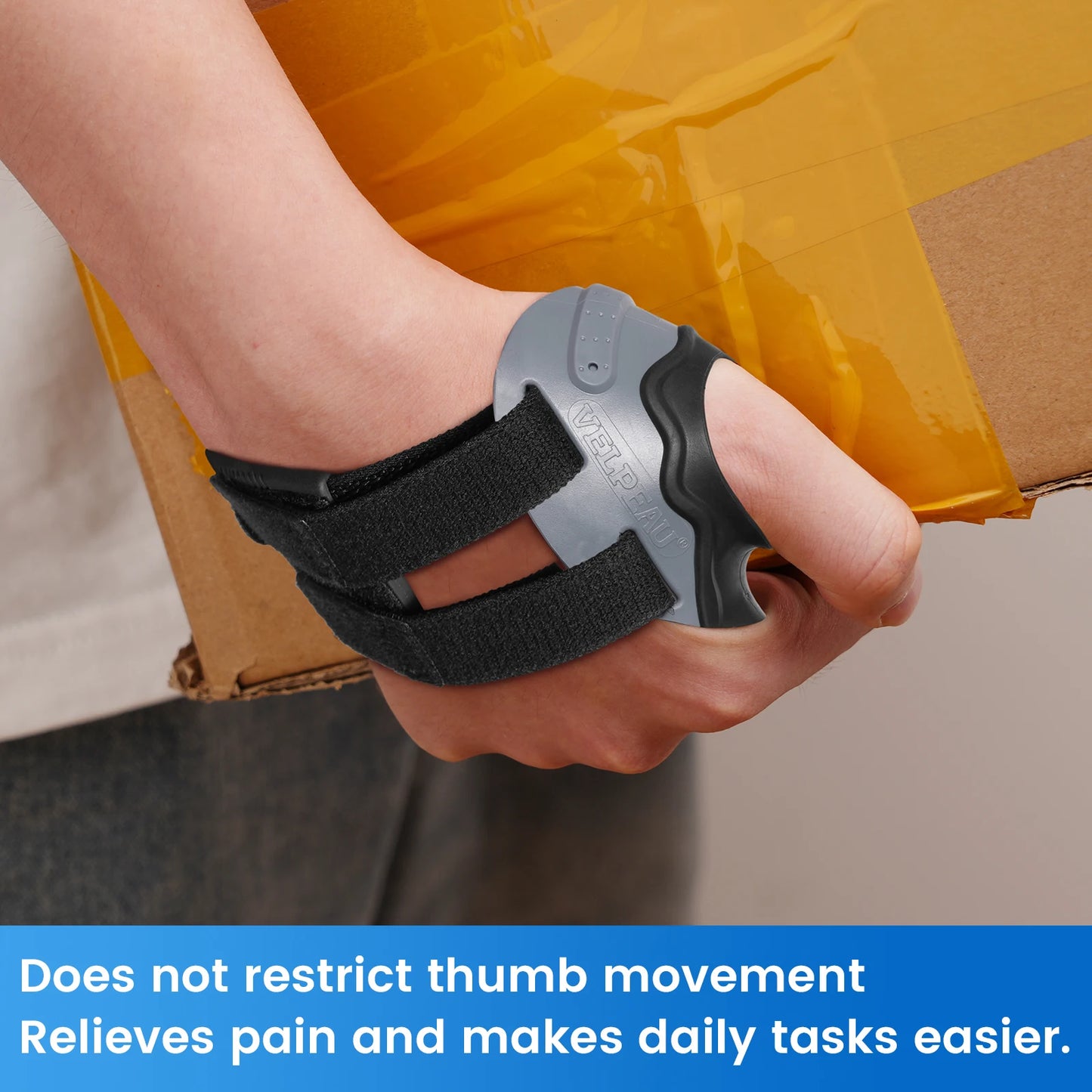VELPEAU CMC Thumb Brace with Compression Sleeve, Thumb Joint Splint for Osteoarthritis Arthritis and Basal Thumb Support
