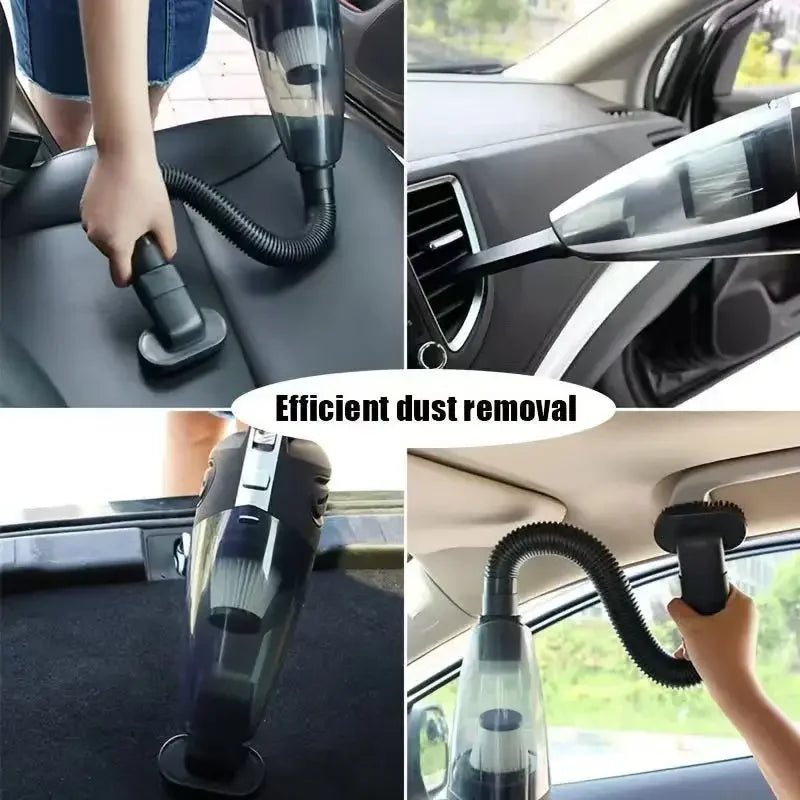 Portable Wireless Handheld Vacuum Cleaner USB Rechargeable, Multi Function Dual Use Car Home Mini Vacuum, Long Endurance Cordless Small Cleaning Vacuum for Household Auto Interior