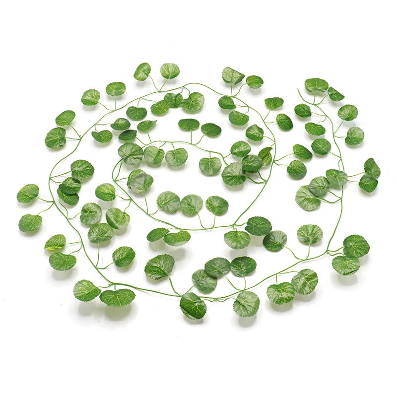 7ft 2m Flower String Artificial Wisteria Vine Garland Plants Foliage Outdoor Home Trailing Flower Fake Flower Hanging Wall Decor