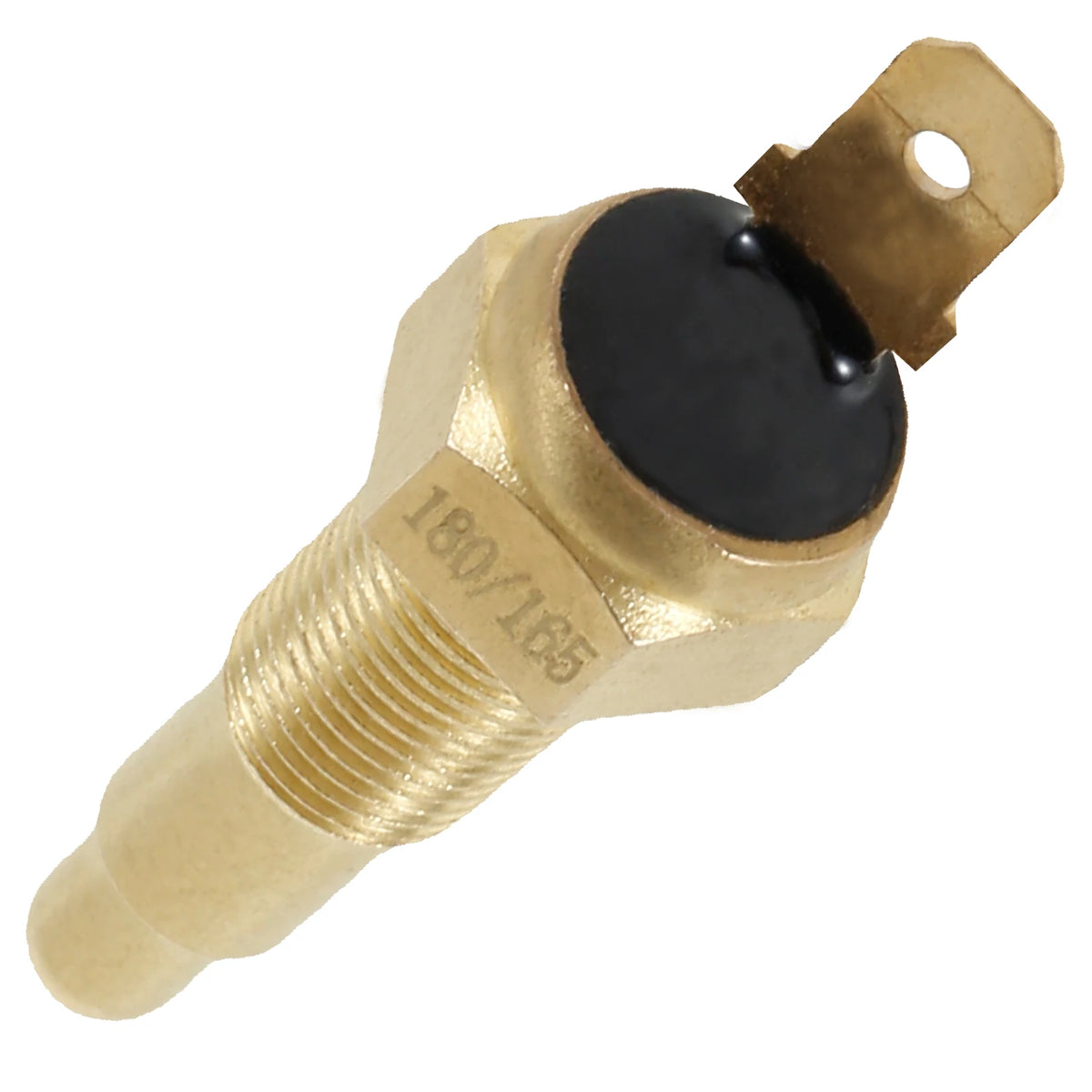 Universal Engine Cooling Fan Thermostat Switch Metal 1/8" NPT  Sensor 180 Fahrenheit On 165 Fahrenheit Off for Water Oil Coolant