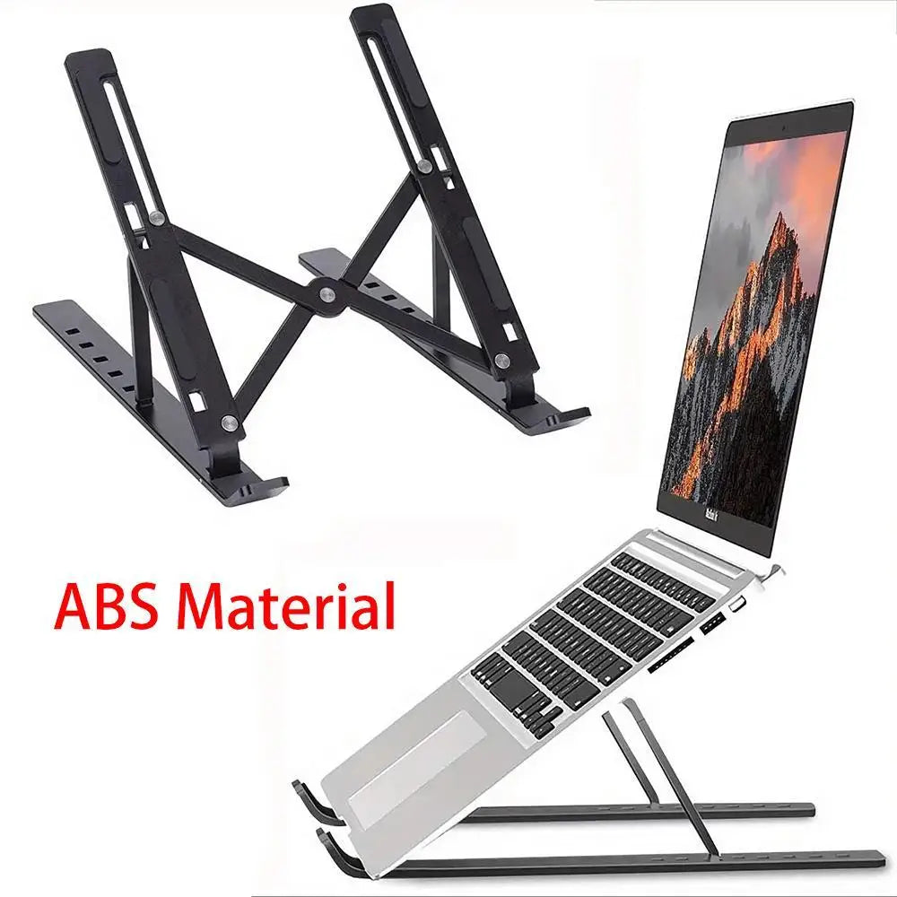 Adjustable Foldable Laptop Stand Portable Stable Cooling Support Laptops For Gaming Office Video Conferencing Desk Accessory
