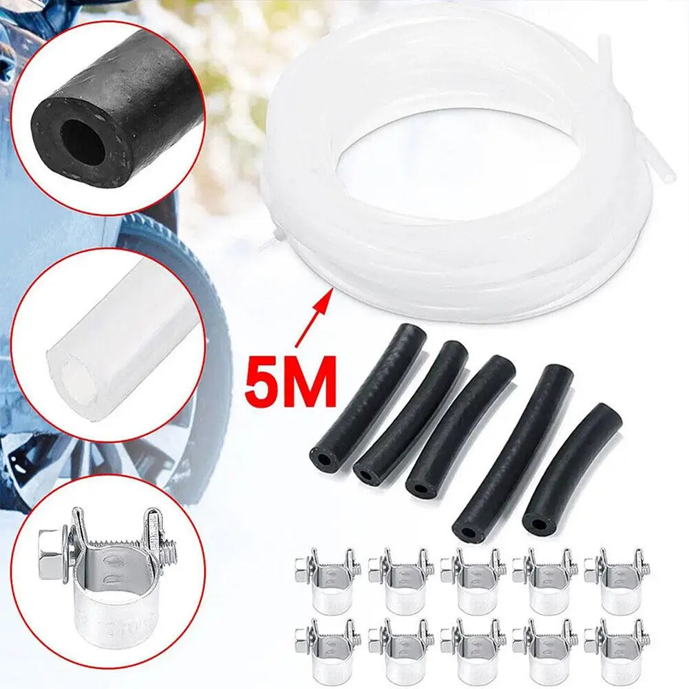 5M Fuel Tank Standpipe Kit Replaceable Parking Heater Fuel Line Kit for Eberspacher/ Webasto Heater Diesel Hose Clip