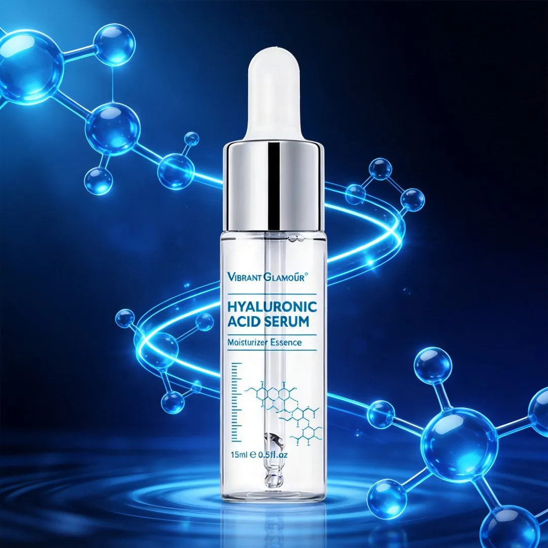 VIBRANT GLAMOUR Hyaluronic Acid Face Serum  Skin Care 15ml*3pcs