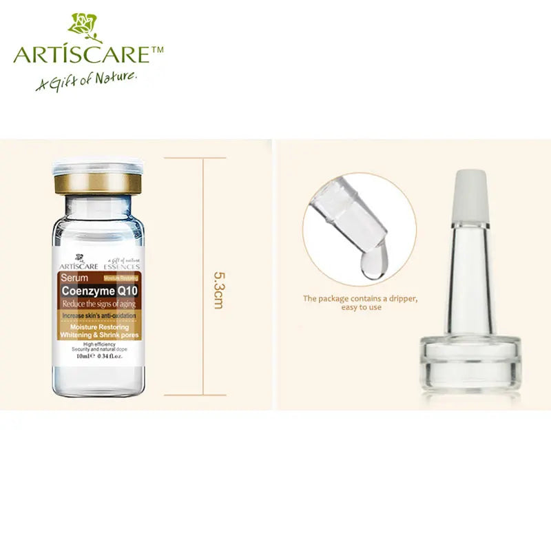 Q10 Face Serum 5Pcs Tighten Flabby Minimize Pores Coenzyme Essence CQ10 Best Skin Care Products